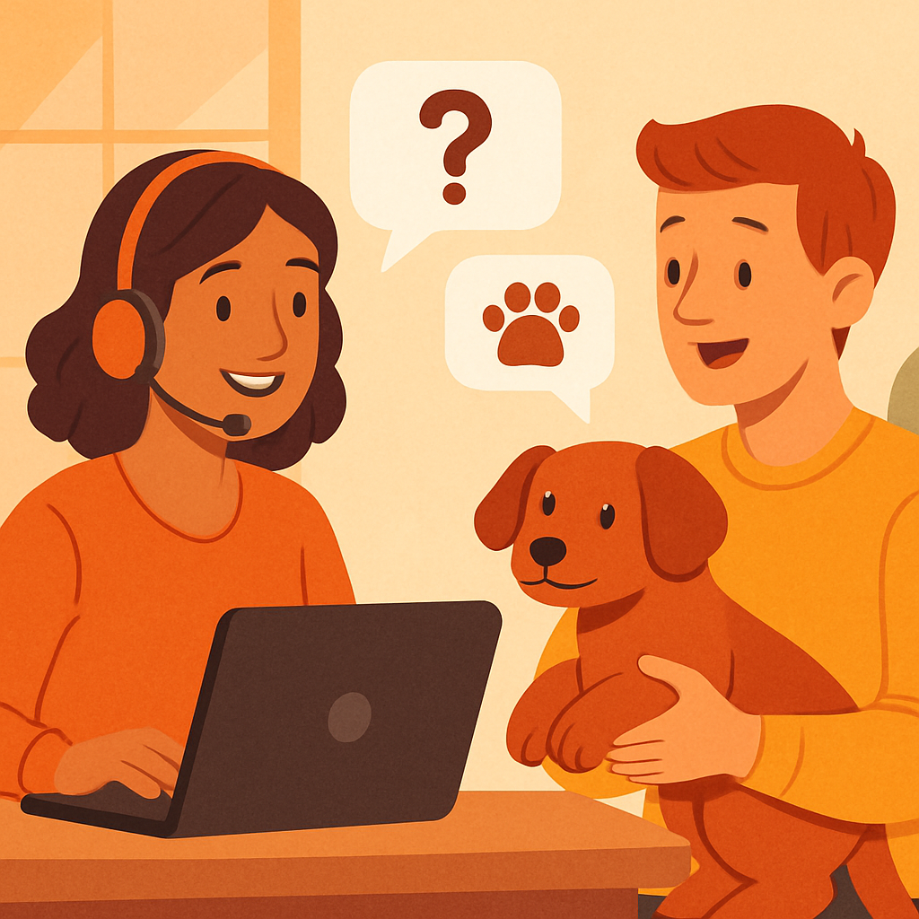 Customer support illustration